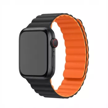 GUAN käepael Premium Pro Apple Watchile 38/40/41/42 mm — oranž/must