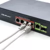 Ethernet PoE-lüliti QOLTEC 52296 — 4x RJ45 PoE-porti, 1x RJ45 üleslink