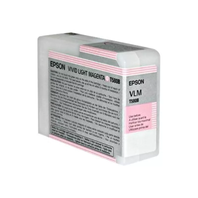 Epson Singlepack Vivid Light magenta T580B00, Vivid light magenta, pigmendipõhine tint, 80 ml, 1 tk