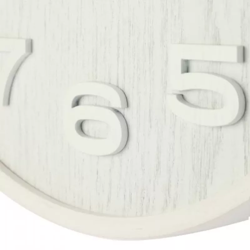 NeXtime 3096WI - Seinakell - kvartskell - Ring - Valge - Puit - Puit