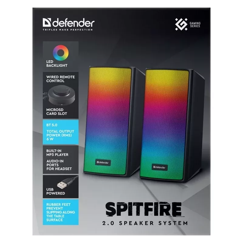 PC KÕLARID SPITFIRE 2.0 6W LED USB