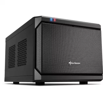 Sharkoon QB One Must - Midi/Minitower ITX, Mini-ITX 3,5 - PC-/Server toiteplokk jahuti - USB, USB 2.0, USB 3.0