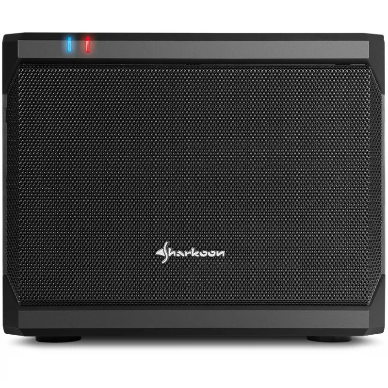 Sharkoon QB One Must - Midi/Minitower ITX, Mini-ITX 3,5 - PC-/Server toiteplokk jahuti - USB, USB 2.0, USB 3.0