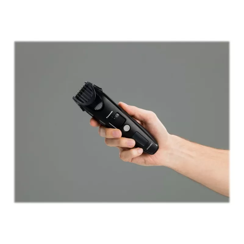 Habemetrimmer Panasonic ER-SB40-K803 — 0,5–10 mm, 19 astet, Li-Ion, juhtmega/juhtmevaba, must