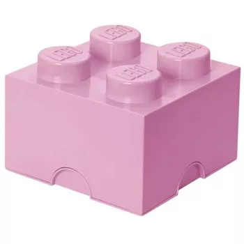 Hoiustustellis LEGO Room Copenhagen 4, roosa — LEGO hoiustustellis 40031738, virnastatav konteiner mänguasjadele ja tekstiilidele