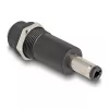 Adapter DELOCK DC 5.5 x 2.1 mm (female) to DC 5.5 x 2.5 mm (male), must