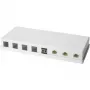 LOGILINK- Keystone Surface Mount Box 8 port UTP, valge, tühi (NK4035)