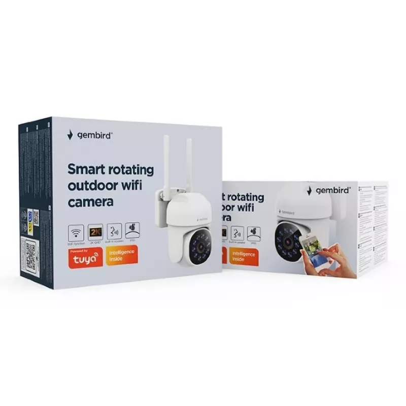 IP-valvekaamera Gembird TSL-ODCAM-WRHD-01 2560x1440 Välis Wired Wireless