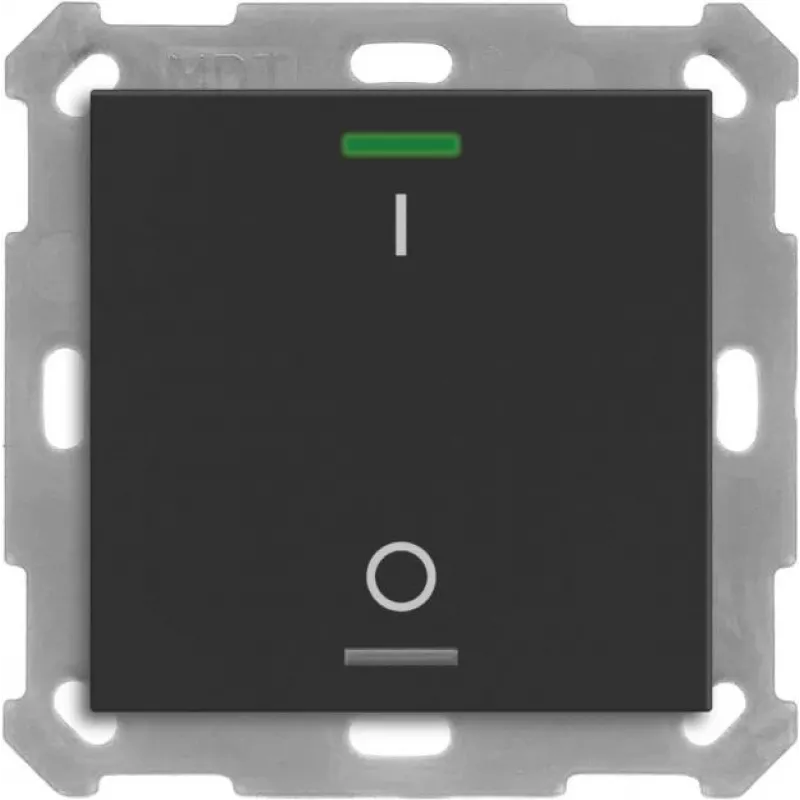 MDT BE-TAL55T106.B1 KNX surunupp Light 55 1f RGBW temperatuuriandur must matt lülitus 1 (BE-TAL55T106.B1)