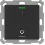 MDT BE-TAL55T106.B1 KNX surunupp Light 55 1f RGBW temperatuuriandur must matt lülitus 1 (BE-TAL55T106.B1)