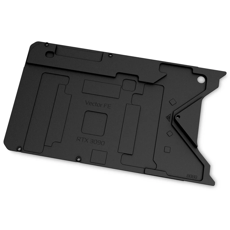Tagakaas EK Water Blocks Quantum Vector FE RTX 3090 Ti Alumiinium Must