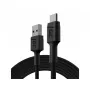 USB-kaabel roheline Cell KABGC22 USB 2.0 1,2 m USB A USB C Must