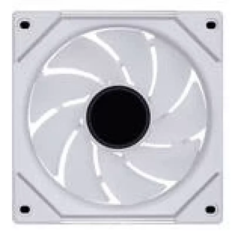 Arvutikorpuse ventilaator Lian Li Uni Fan 12RSLIN3W 120 mm valge, 12 V, 0,2–2100 RPM, 2,66 mmH2O, FDB