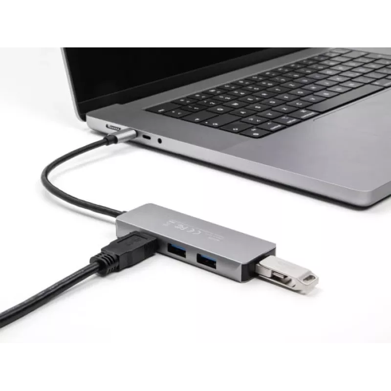 DeLOCK 63173 USB-jaotur USB-C 5000 Mbit/s Must