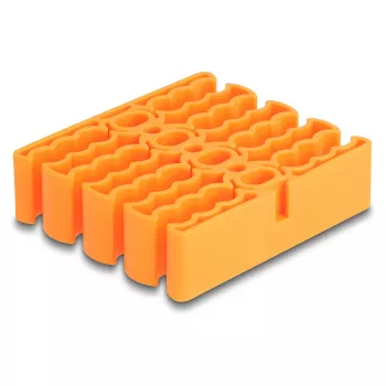Kaablihoidja DeLOCK 66255 oranž 24 kaablipesaga