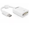 Videokaabli adapter DeLOCK 61765 DisplayPort DVI-I-le 0,125 m