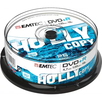 Optiline ketas DVD+R EMTEC ECOVPR472516CB 4,7 GB 16x, spindel 25 tk