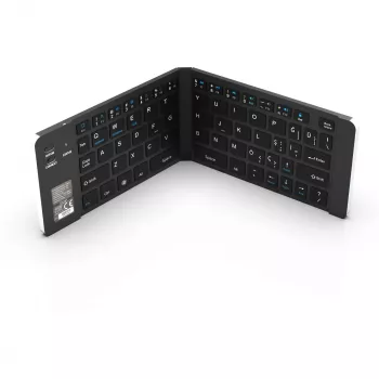 Juhtmevaba klaviatuur Inca IBK-579BT Bluetooth 66 klahvi metallikhõbedane