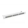 Patch panel 1U LANBERG PPS7-1024-S — 24 pordiga, Cat7, F/UTP, metall, 1U (445×102×44,5 mm)