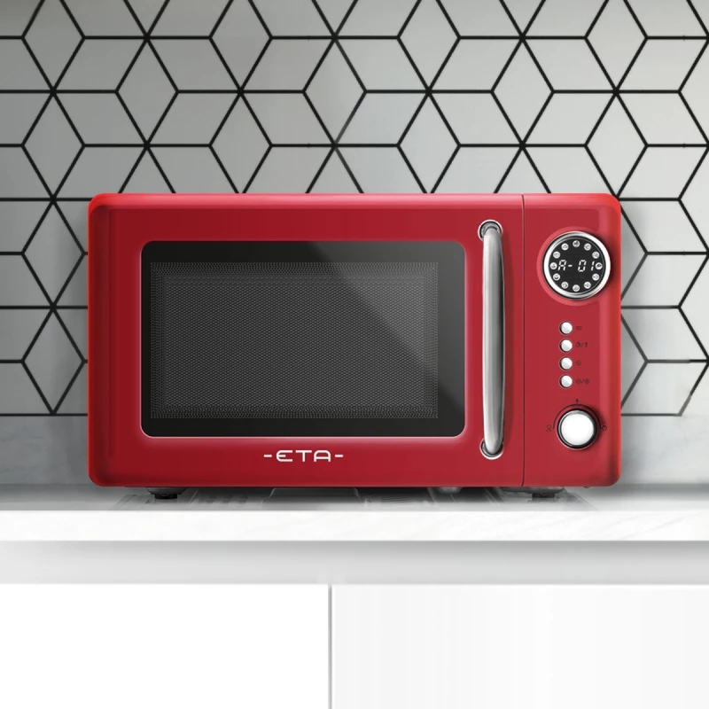 Solo laua mikrolaineahi ETA Storio Red Solo — 20 L, 700 W, 5 võimsustaset, 245 mm pöördalus