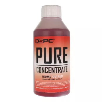 Jahutusvedeliku kontsentraat XSPC Pure 150 ml — punane UV-kindel lisand vedeljahutussüsteemidele