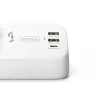 Pistikupesadega pikendusjuhe DIGITUS 3-ooline, 2×USB-A ja 1×USB-C, 3 vahelduvvoolu pistikupesa tüüp E/F, 1,5 m kaabel, valge
