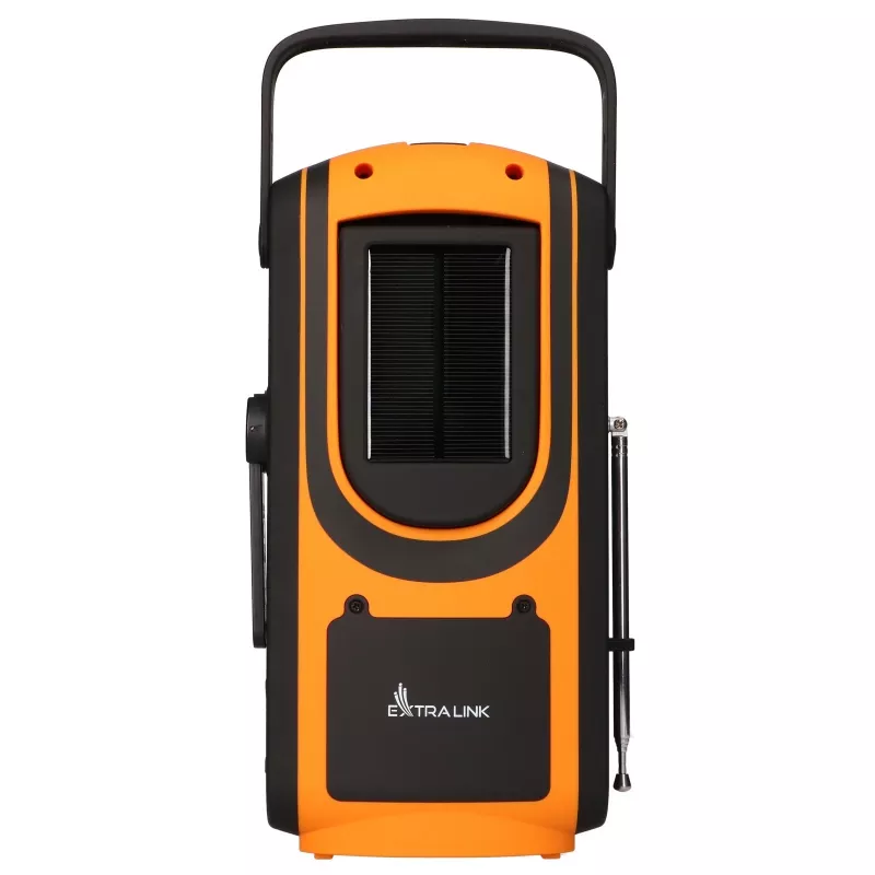 Extralink Power Ranger EPS-6000 | Akupank | 6000mAh, FM-raadio, LED-lamp, dünamo, päikesepaneel