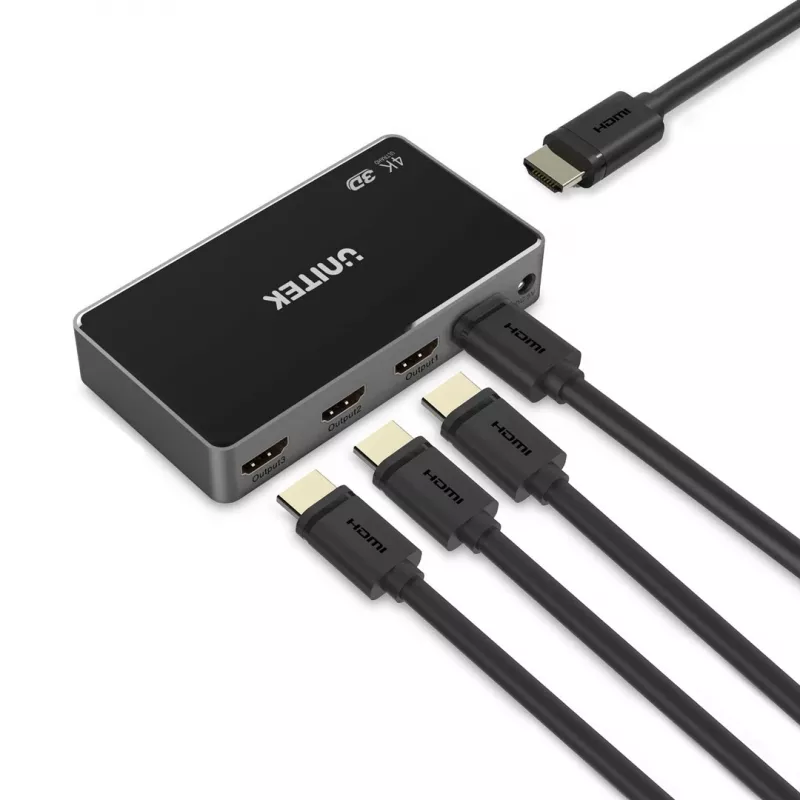 UNITEK V1109A HDMI videolõhestaja 4x HDMI 4K 1.4b