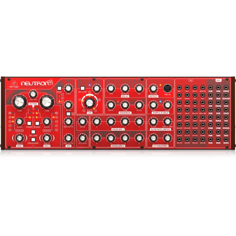 Behringer NEUTRON analoogsüntesaator, punane