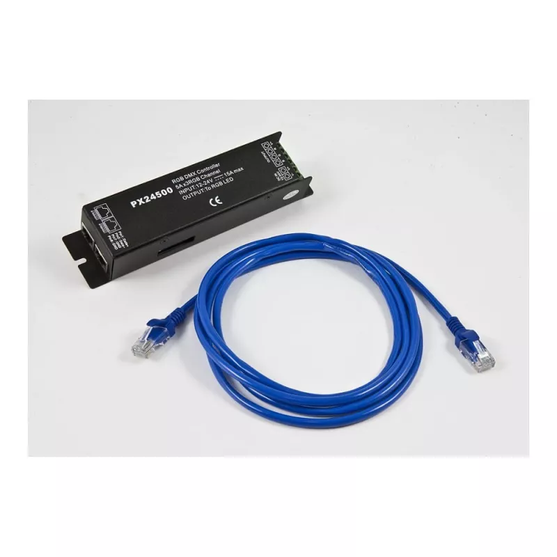 Synergy 21 LED-kontroller DMX 512 Slave RGB 3*5A
