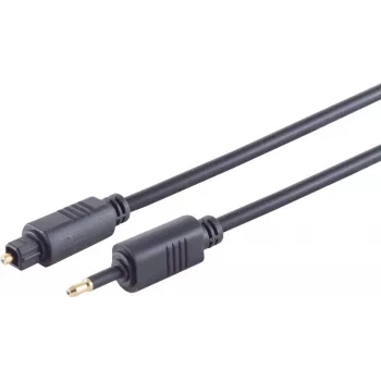 Optiline helikaabel ShiverPeaks 69014-3.0 Toslink-pistik 3,5 mm muunduriga, 3 m, 4,0 mm kaabel