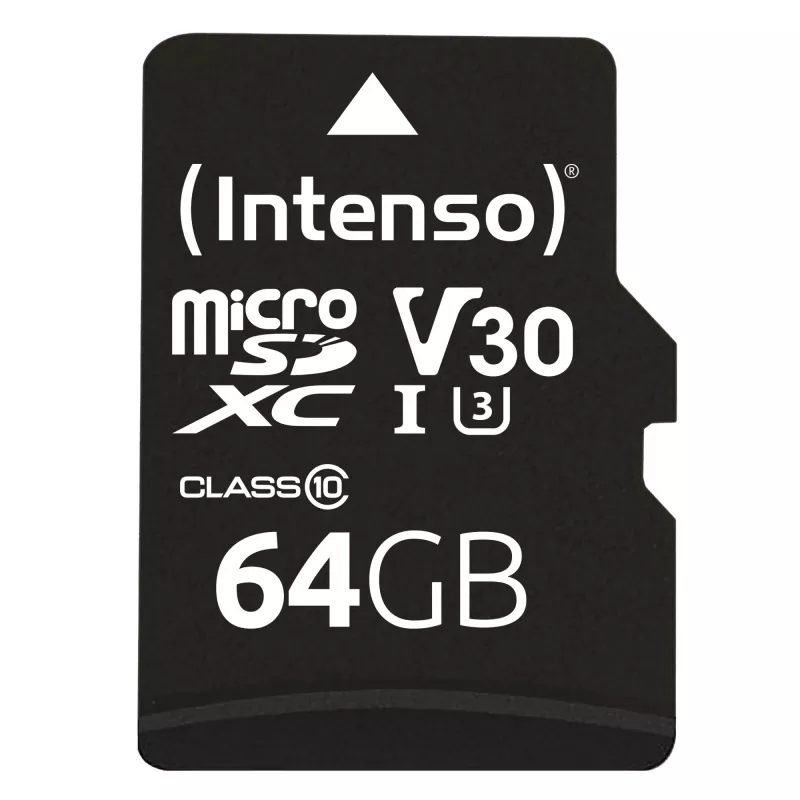 Mälukaart Intenso 64GB MicroSDXC UHS-I Class 10 3433490