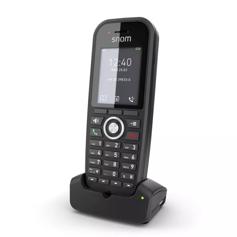DECT-telefon Snom M30 IP DECT Handset juhtmeta toru Must