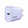 Seinalaadija CANYON OnCharge 30CL, 30 W USB-C PD, 1x PD-väljund, EL-pistik, lilla