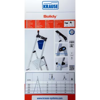 Vabalt seisev redel SOLIDY 4 astet KRAUSE