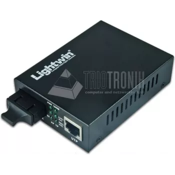 Lightwin LWC 10/100 MM SC võrgumeediumimuundur 100 Mbit/s mitmemoodiline must (LWC 10/100 MM SC)
