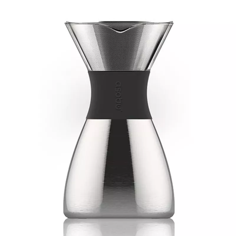 Asobu PourOver külmpruulimise kohvimasin Must, Hõbedane