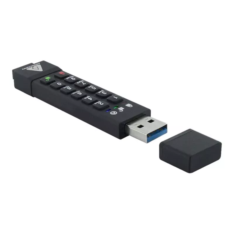 USB-mälupulk Apricorn 128 GB USB-tüüp-A 3.2 Gen 1 Aegis Secure Key 3z