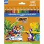 BIC värvipliiatsid Kids Smooth 24 värvi komplekt