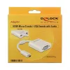 USB-graafikaadapter DeLOCK 65557 1920 x 1080 pikslit Valge