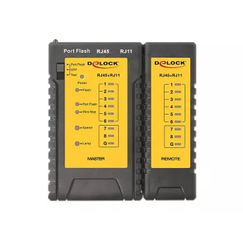Delock kaabel Tester + Portfinder - Võrgutestri komplekt (86407)