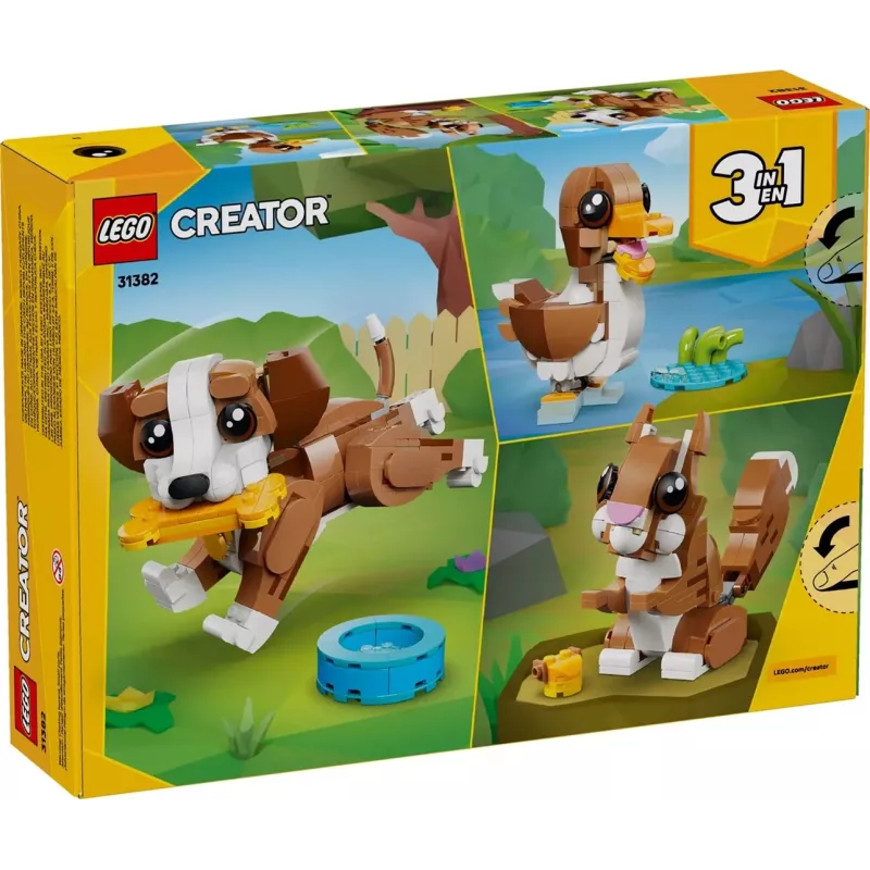 LEGO CREATOR 3 IN 1 31382 Armsad loomad: Mänguhimuline kutsikas