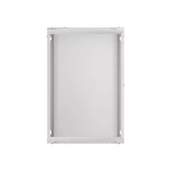 Lanberg seinale paigaldatav paigaldusrack-kapp 19'' 18U 600x450mm hall (klaasuks)