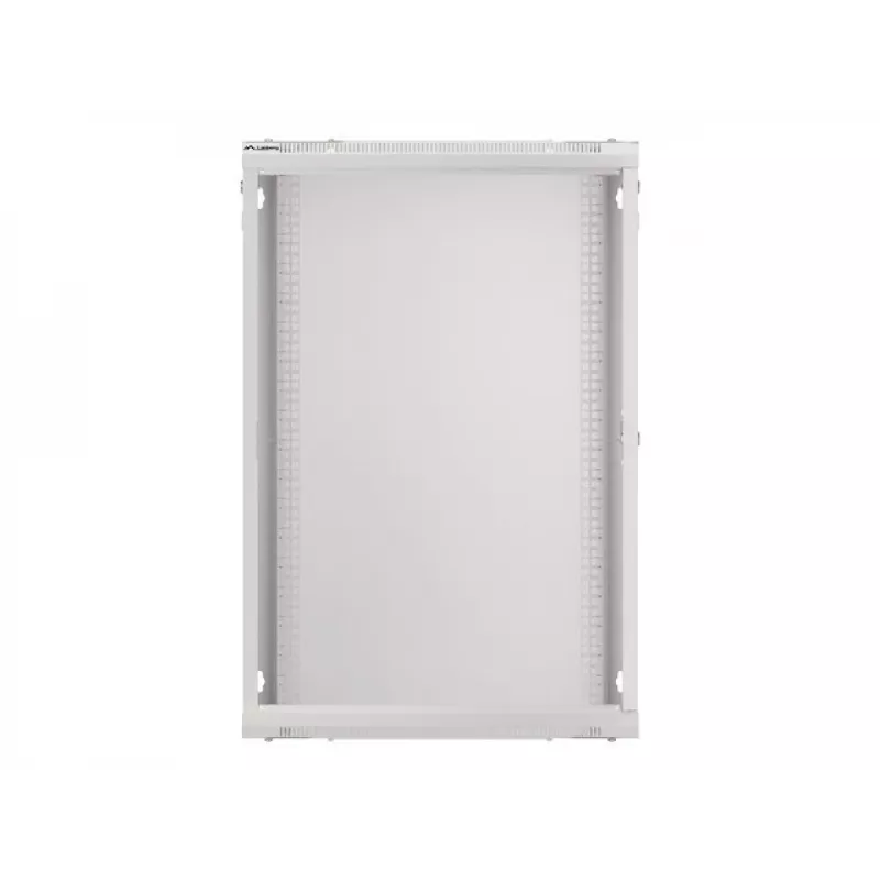 Lanberg seinale paigaldatav paigaldusrack-kapp 19'' 18U 600x450mm hall (klaasuks)