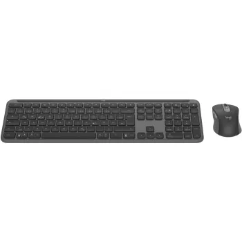Logitech 920-012483 klaviatuur hiir included Office RF Wireless + Bluetooth QWERTZ German Graphite