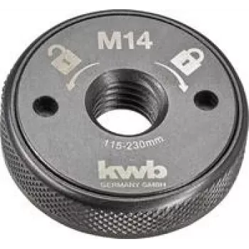Kiirkinnitusmutter KWB 717700 115–230 mm