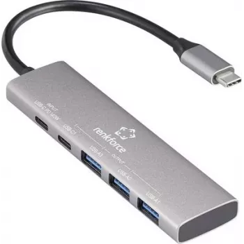 Renkforce RF-USBH-300 5 pordiga USB 3.2 Gen 1-jaotur 3.0 Hall (RF-6676604)
