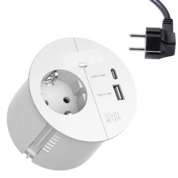 Pikendusjuhe Bachmann LOOP IN CHARGE 1xCEE7/3 1xUSB - mudel 938.301