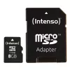 MÄLU MICRO SDHC 8GB C10/W/ADAPTER 3413460 INTENSO