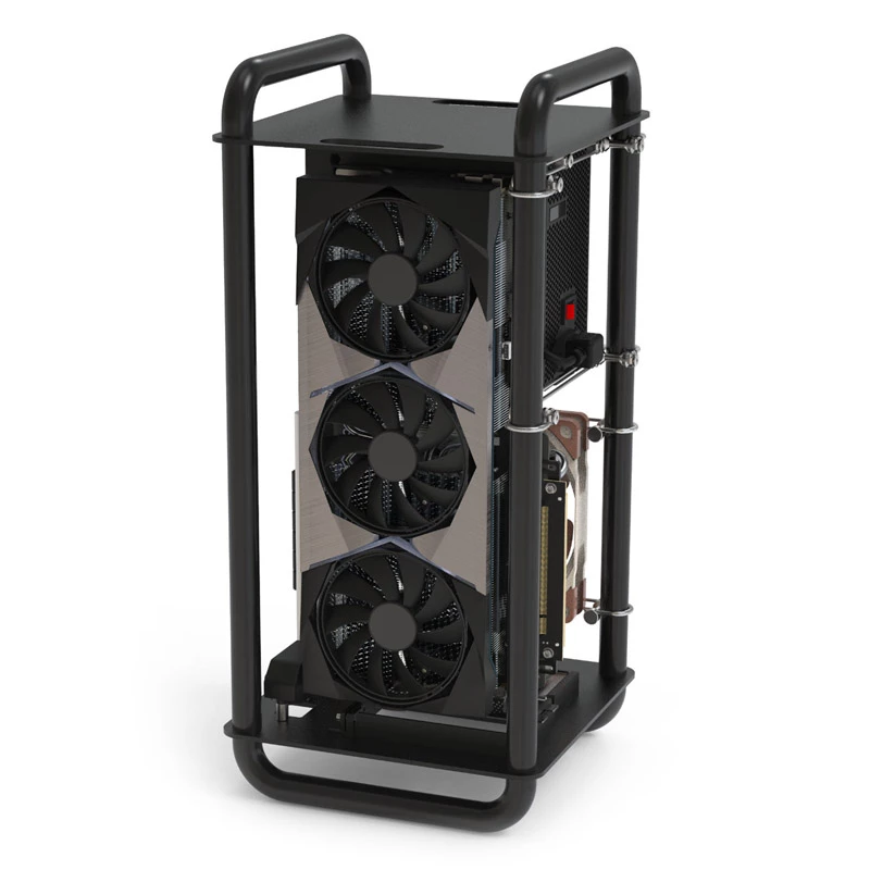 Streacom DA6 Mini-ITX korpus - must (ST-DA6B)
